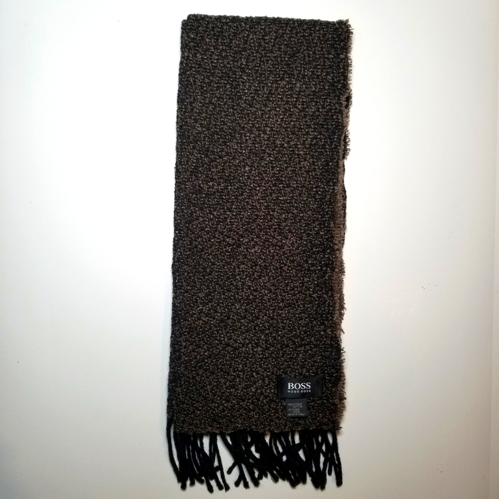 Hugo Boss Wool Cotton Scarf